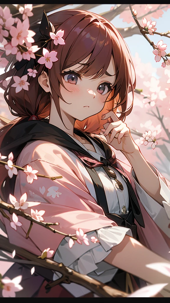A girl with a cherry blossom and sparrow motif。
First look、He looks grumpy but he's actually quite a nice guy.