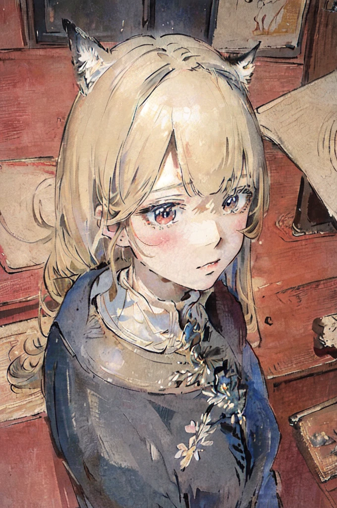 masterpiece, best quality, an extremely delicate and beautiful girl,an extremely delicate and beautiful, world masterpiece theater, ultra-detailed, highly detailed, best quality, blonde hair, highres, extremely detailed,1girl, best quality, illustration, looking at viewer, impasto, canvas, oil painting, realistic, realist ,real,
