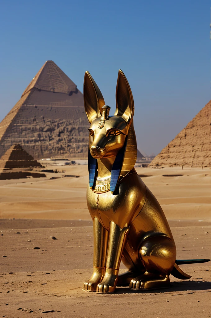 Anubis an Egyptian god , majestic