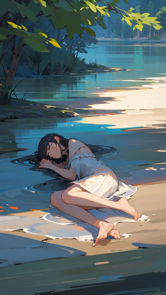 Lakeside sleep barefoot