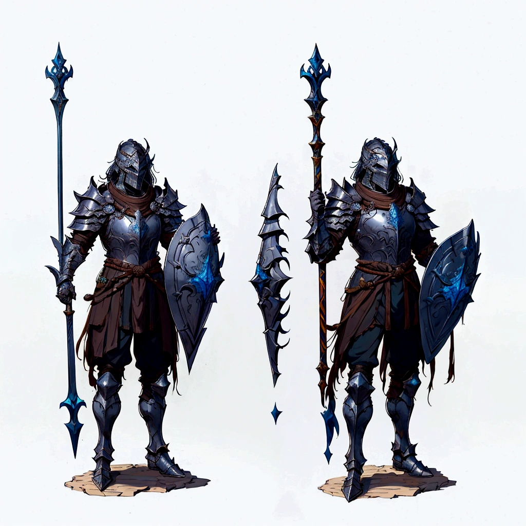 a close up of two different poses of a man in armor, medieval concept art, concept art of a warrior, expert high detail concept art, rpg concept art character, rpg character concept art, 8 k character concept art, 8k character concept art, detailed full body concept art, full body character concept art, single character concept art, heroic fantasy character concept