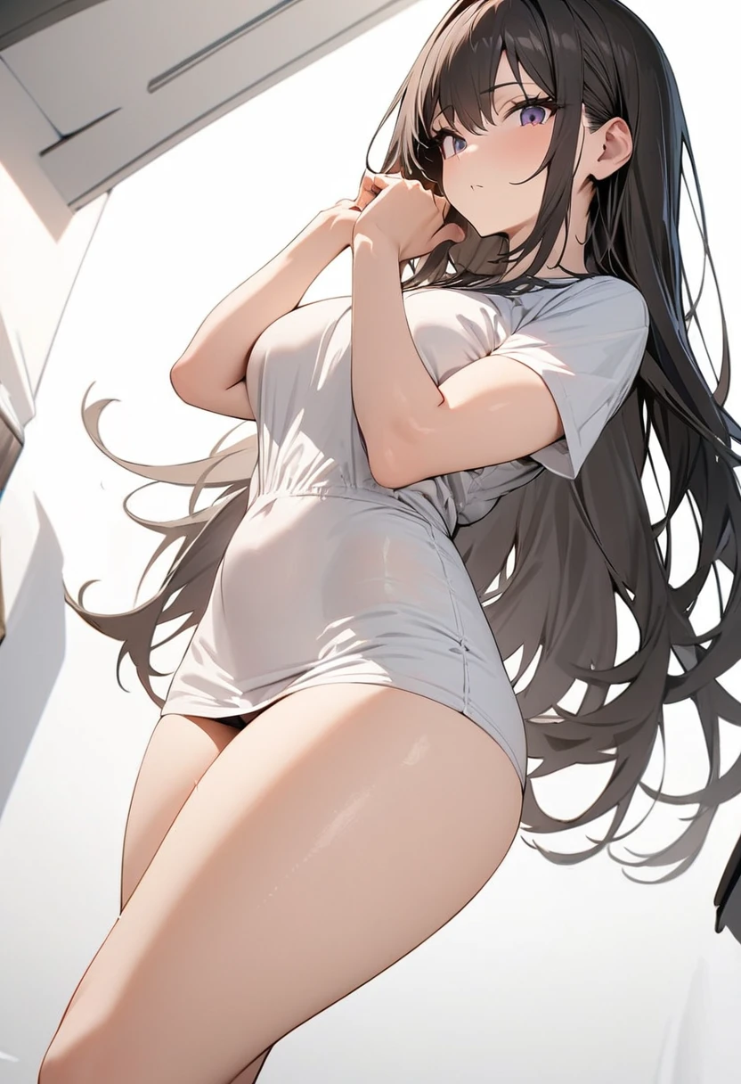(masterpiece:1.2),(best quality:1.2),(masterpiece, best quality, ultra-high resolution), (1girl), (1 character), (White background), (No background), (1 angle), natural pose, Standing