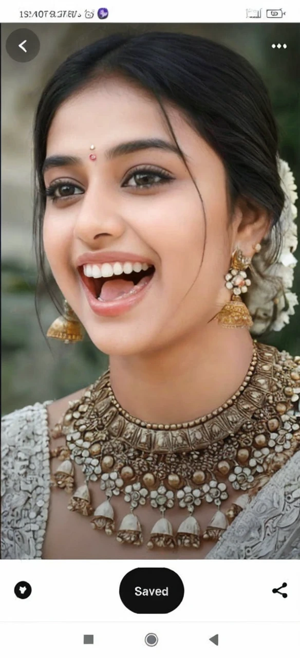 Smiling beautiful Indian girls