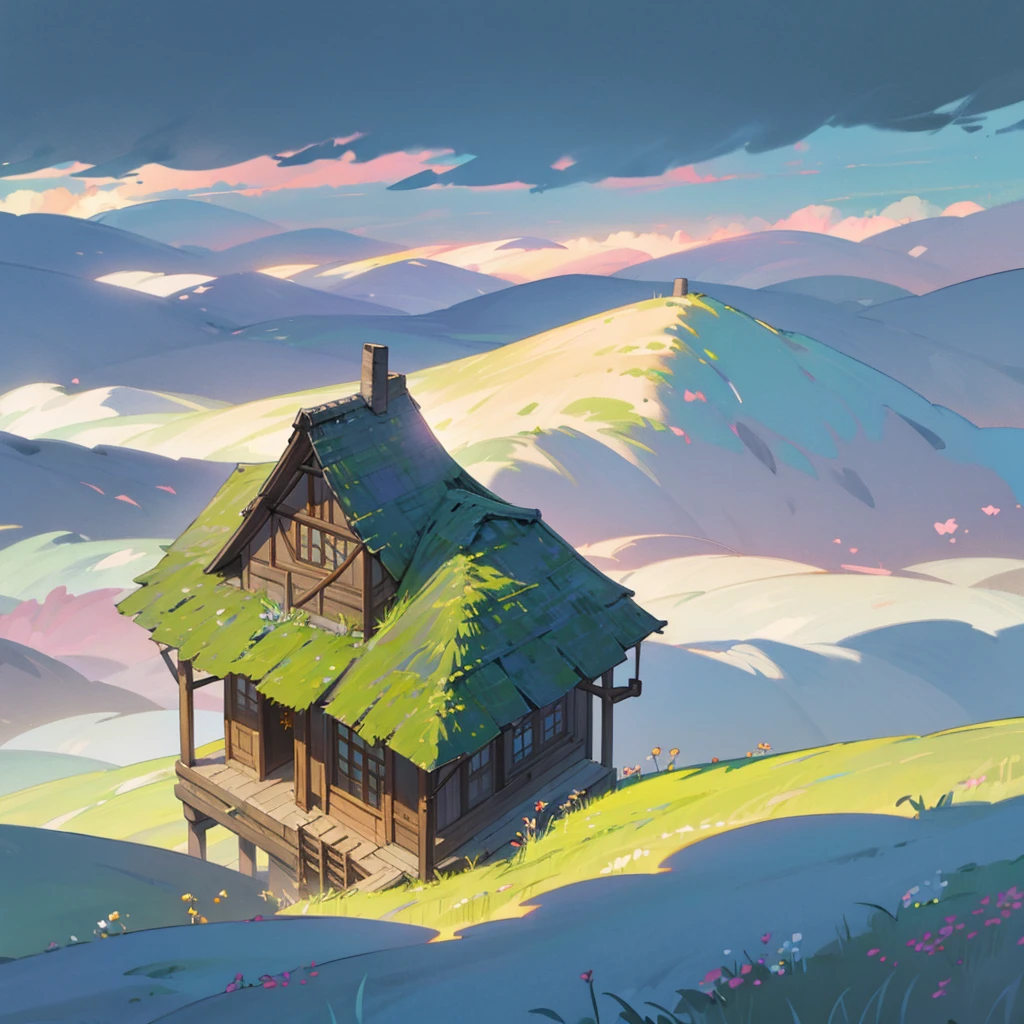 ((best quality)), ((masterpiece)), (detailed), Bright colors，Octopath Traveler style，Fantasy World，Beautiful view，forest，Sunlight，Tyndall phenomenon，grassland，flower，Small animals，beam，high-definition，Final Fantasy，Lots of details，Ultra-detailed，Dreamy light and shadow，Colorful dreamy clouds，RAW，Ultra-detailed portrayal，Wide-angle lens，wallpaper，Landscape Painting，reality