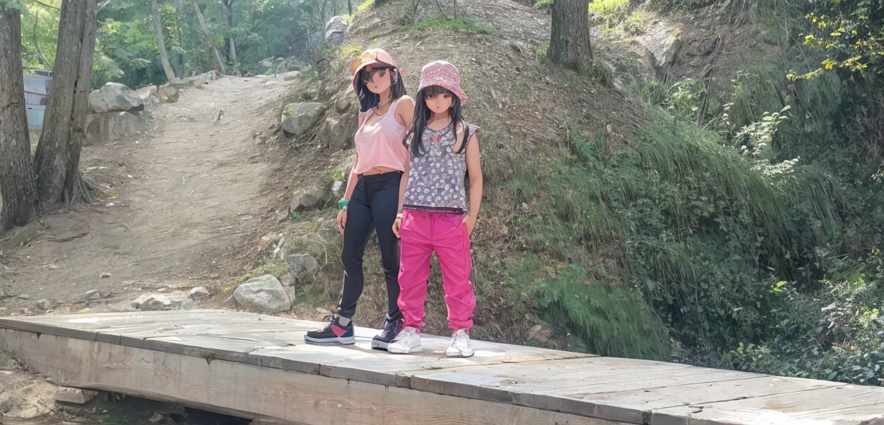 , kids, girl, wearing long pants and t-shirt, belly covered, no nipples, wearing climbing harness and climbing helmet, climbing high on the rocks, holding on to the rocks with both hands, smiling, beautiful sincere smile, big eyes, color random eyes, long hair sticking out from under the helmet, hair of a random natural color, photographic quality, 4k, very detailed face, detailed eyes and eyelashes, photo frame from the waist up, the photo should be pleasant and family friendly,
