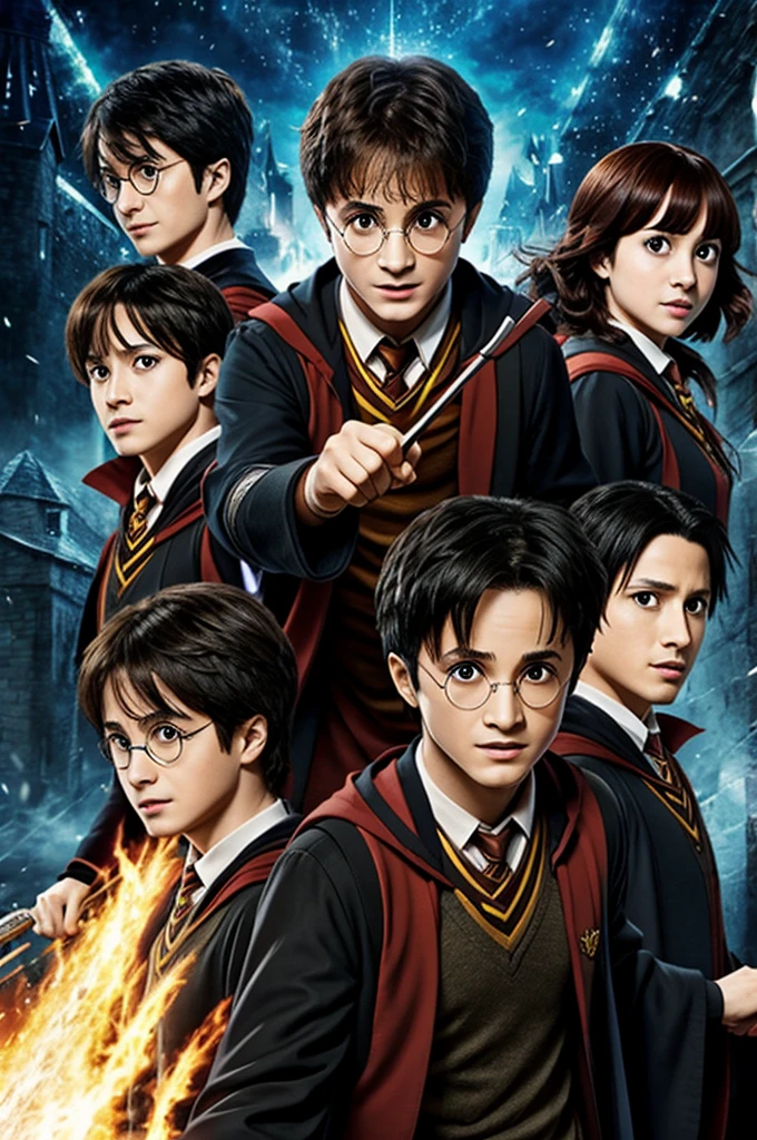 Harry Potter anime merged with kirito