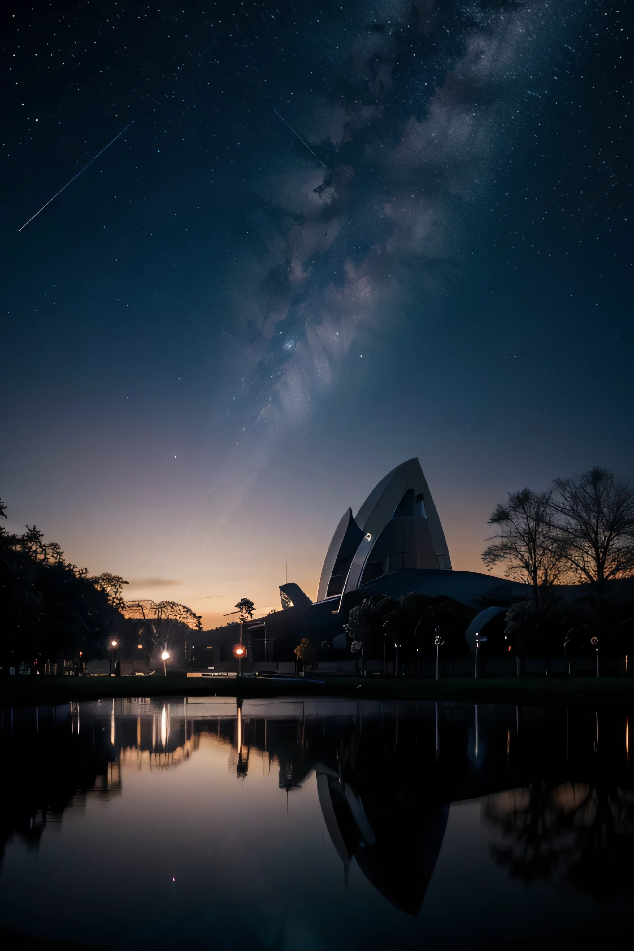 Mystical Reflections of futuristic stars