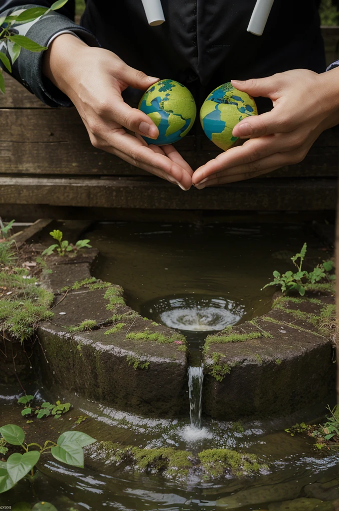 Create a picture about environmental accounting or green accounting that depicts carbon trading