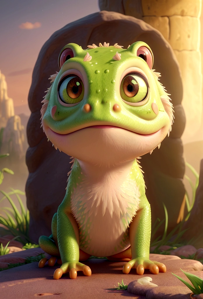 (best quality, 4K, 8K, high resolution, art: 1.2), ultra-detailed, (realistic, photorealistic, photorealistic: 1.37), sunrise, a frog in a waterfall, overlooking vast grasslands, dawn light making long shadows, reflective eyes, soft sunlight, cinematic, illustration, high definition, realistic skin texture, majestic, serene, ethereal, surreal, rich colors, warm tones, soft lighting