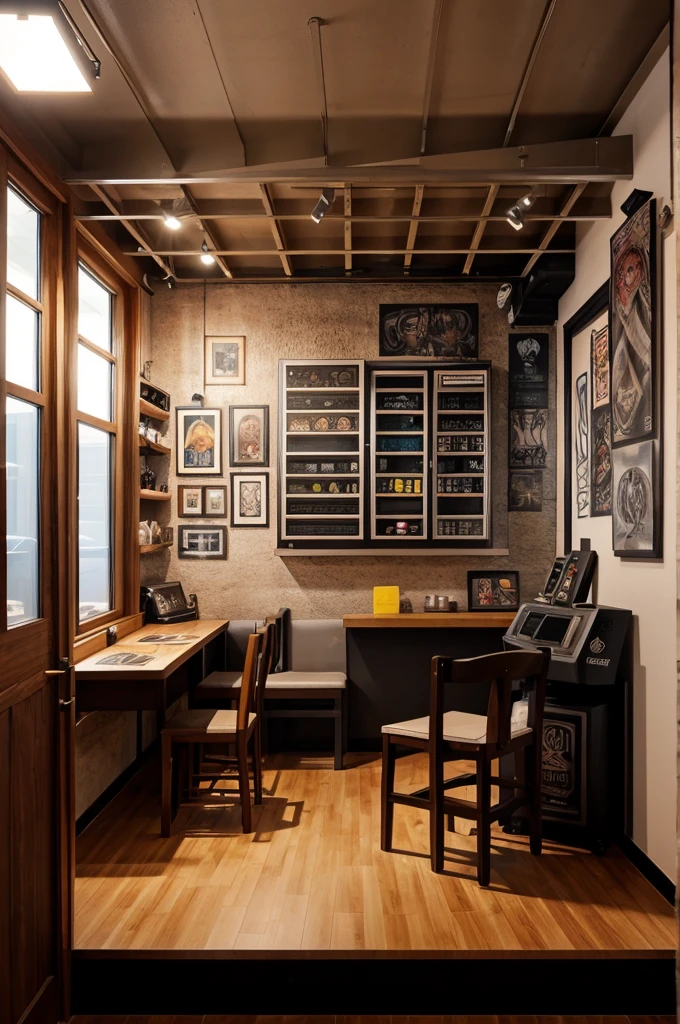 12by12 square feet tattoo studio idea