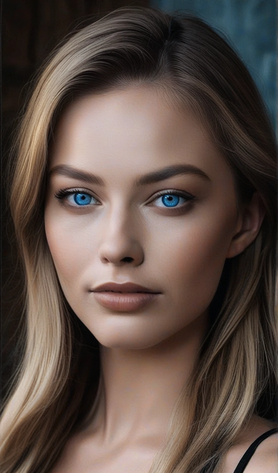 blond woman with blue eyes and blue eyes posing for a picture, portrait sophie mudd, perfect face model, beautiful nordic woman, cinematic headshot portrait, portrait of a beautiful model, photorealistic beautiful face, soft portrait shot 8 k, beautiful female model, detailed perfect face, beautiful model, extremely beautiful face, gorgeous young model, 7 0 mm portrait, ultra detailed portrait