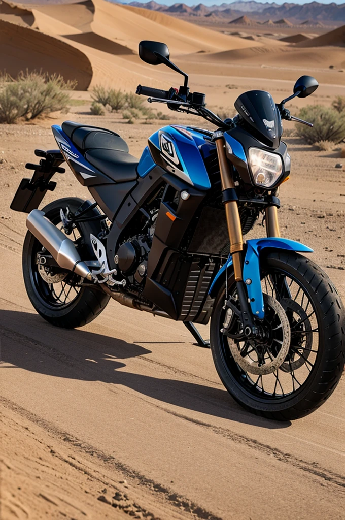 R15 bike in desert
