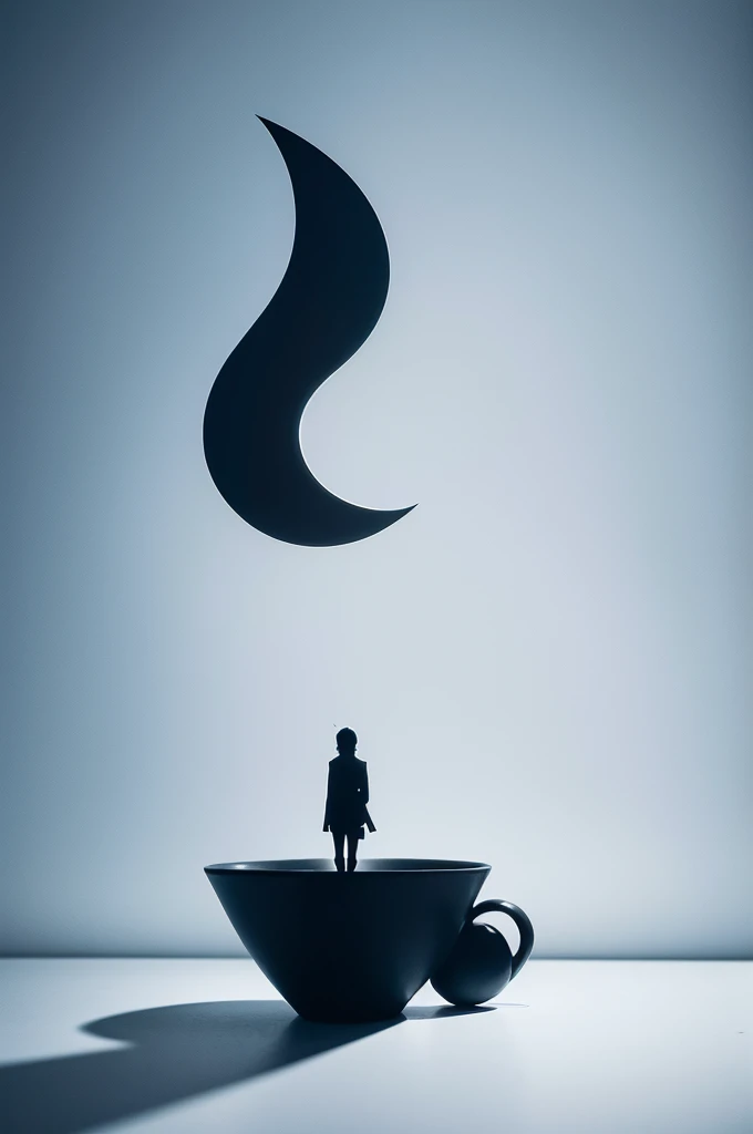 Art minimalista, moonlight, words: NC