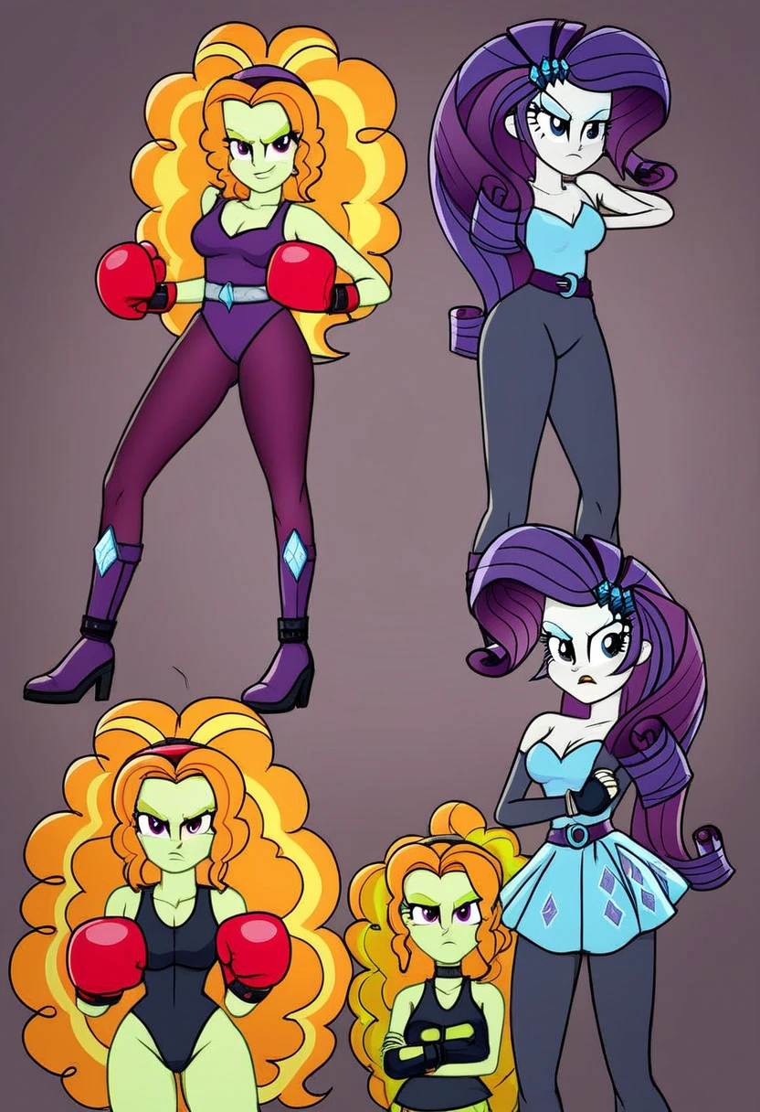 Eqg adagio angry boxing rarity bodystocking