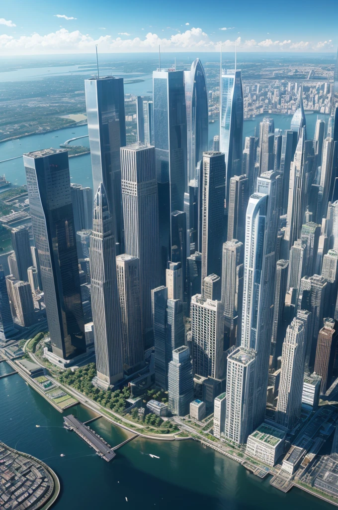 City of the future of the 7000s