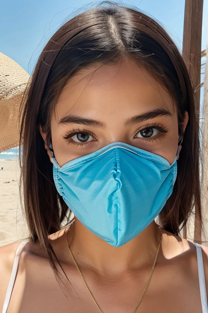 Disposable mask swimsuit