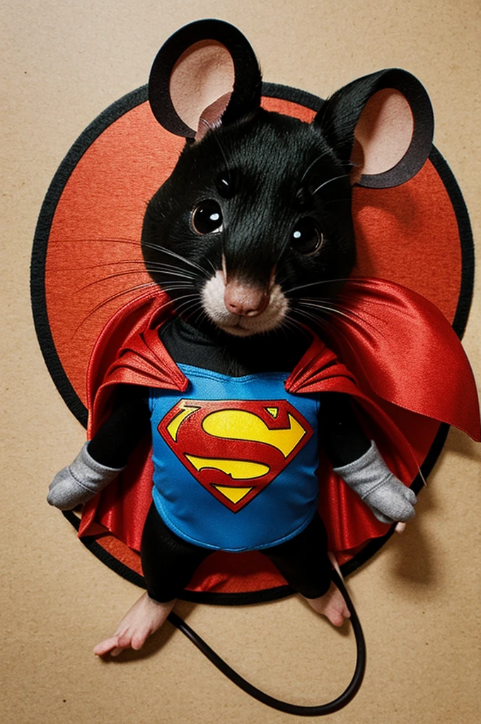 Superhero mouse for emoticon