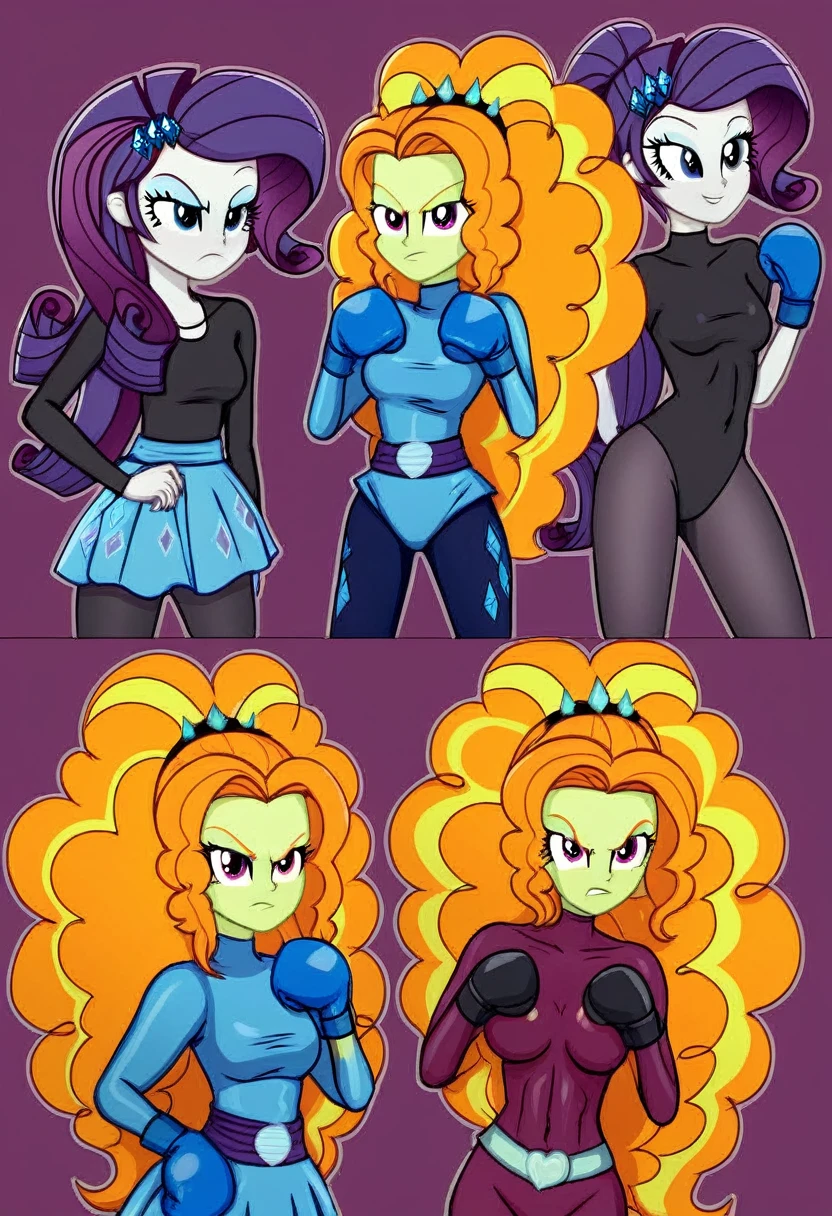 Eqg adagio angry boxing rarity bodystocking
