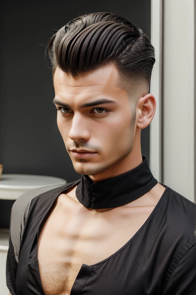 My image with pompadour hairstyle
