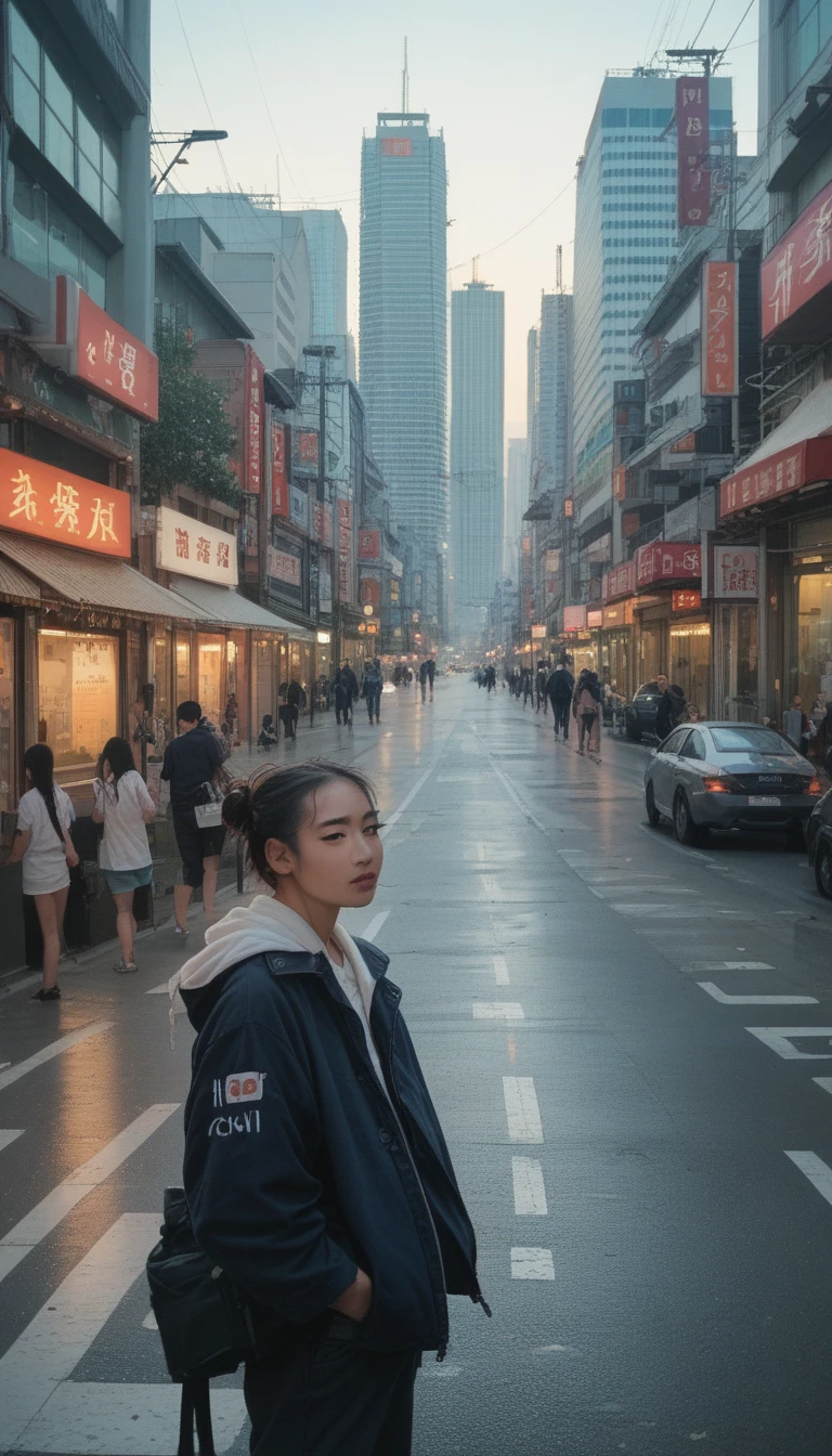 score_4_up, score_5_up, score_6_up, score_7_up, score_8_up, score_9,Realistic Japanese city background、City、Photos that look like they were taken with a high-performance camera、16K、