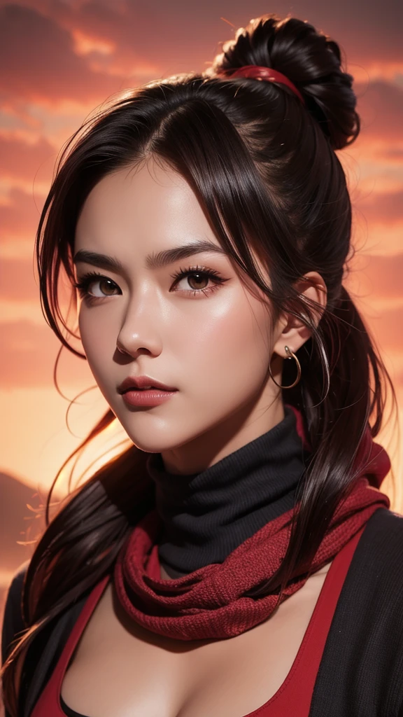 (masterpiece, best quality:1.2), solo, Outstanding profile picture, masterpiece, drawn very accurately, beautifu androi 18, reliable guy, world savior, simple design, best image, 8K, beautiful eyes.