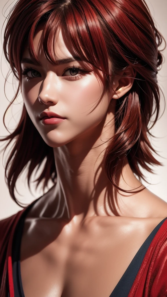 (masterpiece, best quality:1.2), solo, Outstanding profile picture, masterpiece, drawn very accurately, beautifu androi 18, reliable guy, world savior, simple design, best image, 8K, beautiful eyes.