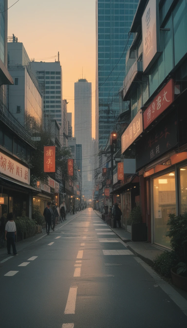 score_4_up, score_5_up, score_6_up, score_7_up, score_8_up, score_9,Realistic Japanese city background image、City、Photos that look like they were taken with a high-performance camera、16K、sunset