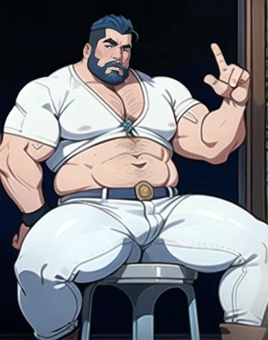 Only plump, chubby, extremely thick thighs, large belly, fat,((sitting on the toilet)),((looking and leafing through porn magazines)), his jeans are lowered next to his shoes to the floor and he is sitting naked naked sitting naked sitting naked sitting)), plump, chubby, extremely thick thighs, large belly, wearing only green swim trunks. He doesn't wear a shirt.very bearded. 56 years old.take 1 belly button. detailed tummy. wearing cap. 50 year old sexy fat bearded man,full of sweat,whole body,Large belly, white bearded, White yarn,((Wearing a white shirt and blue jeans engineer helmet)),stunned face,open your legs, the bathroom , view from the bottom, WRESTLING, engineer uniform, Constructor. api. detailded, gesturing to the viewer full body photograph full body image.Chubby cowboy with big fat belly, standing shirtless in a barn full of hay, wearing blue jeans and cowboy boots. (( In the style of Adrian Ghenie, Esao Adrews, Jenny Saville, Edward Hopper, surrealism, Dark Art par James Jean, Takato Yamato, Minimalism inkpunk)).two huge extremely fat handsome aggressive gay guy black Masai masculine gangstas with big noses and black goaty beard and high red mohawk and huge muscles and huge round bellies wearing black sunglasses and big diamond earrings and quilted and studded with big high studs shiny leather jacket and shiny leather jeans and long leather biker gloves sitting on motorbike and kissing each other passionately.