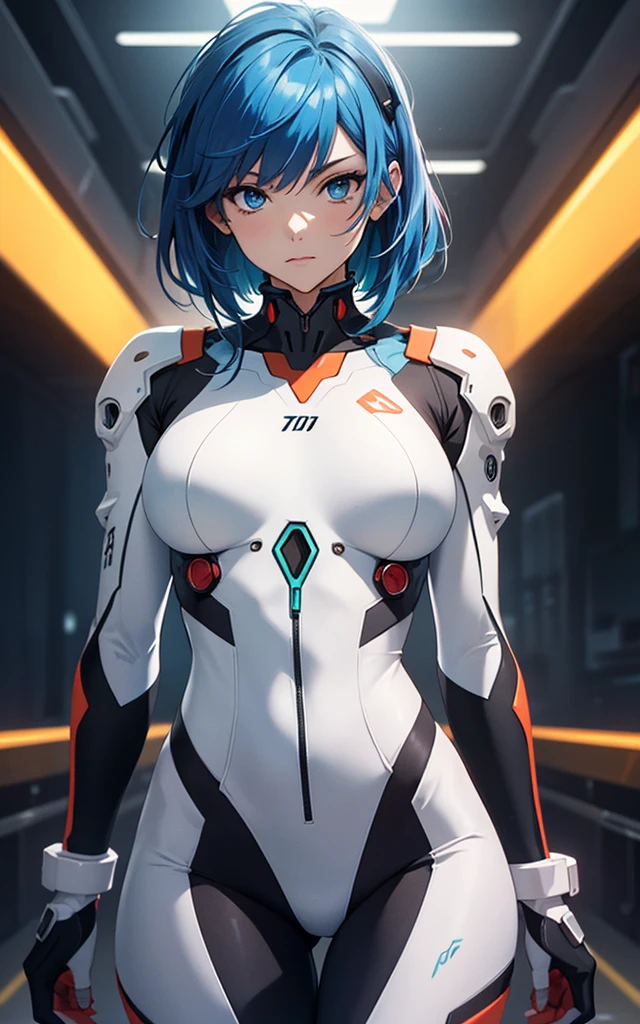 (((Adult Woman))), ((Best Quality)), ((masutepiece)), (Detailed: 1.4), (Absurd), Genesis evangelion neon style clothing, 2-piece clothing, bobhair, arm tatoo, cybernetic hands, pastel, Centered, scale to fit the dimensions, nffsw (High dynamic range),Ray tracing,NVIDIA RTX,Hyper-Resolution,, Anisotropy Filtering, Multilayer textures, accurate simulation of light and material interactions, Perfect proportions, Octane Render, Two-tone lighting, Wide aperture, Crysisnanosuit,Blue hair, Blue eyes