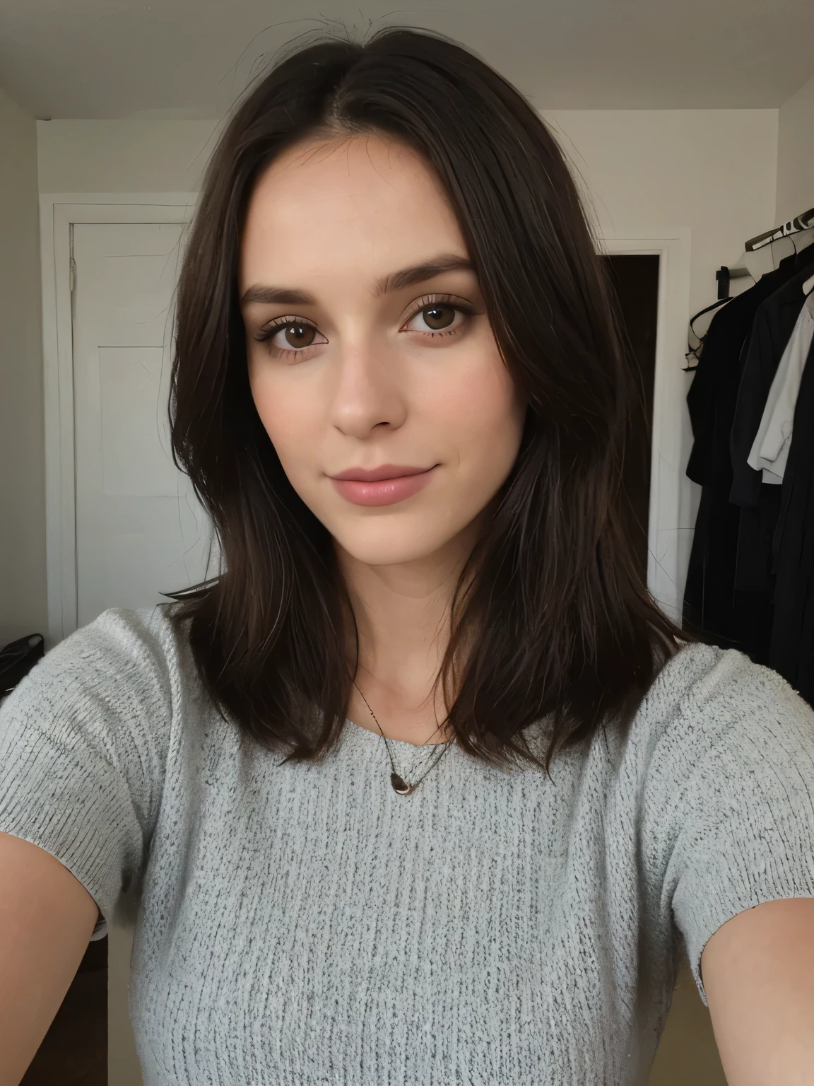 29 year old brunette selfie