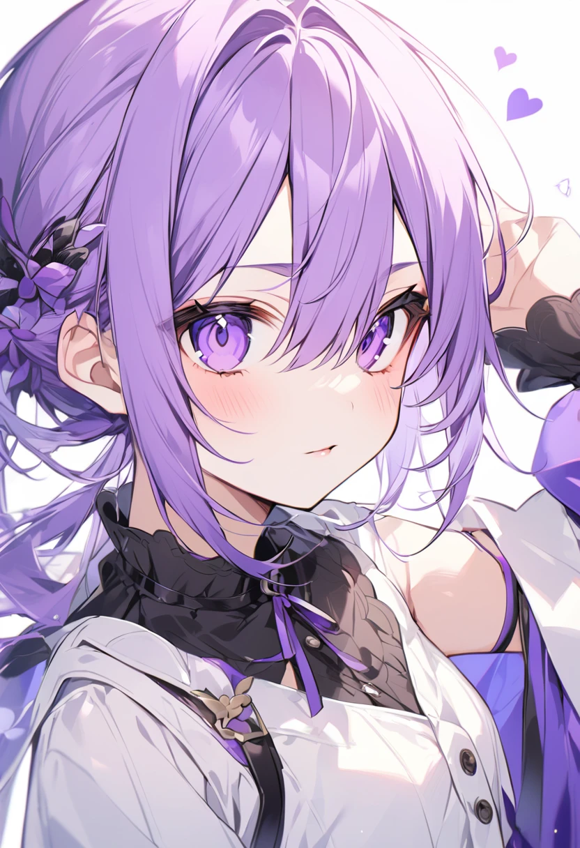 Keito。Purple Eyes。Purple Hair。
