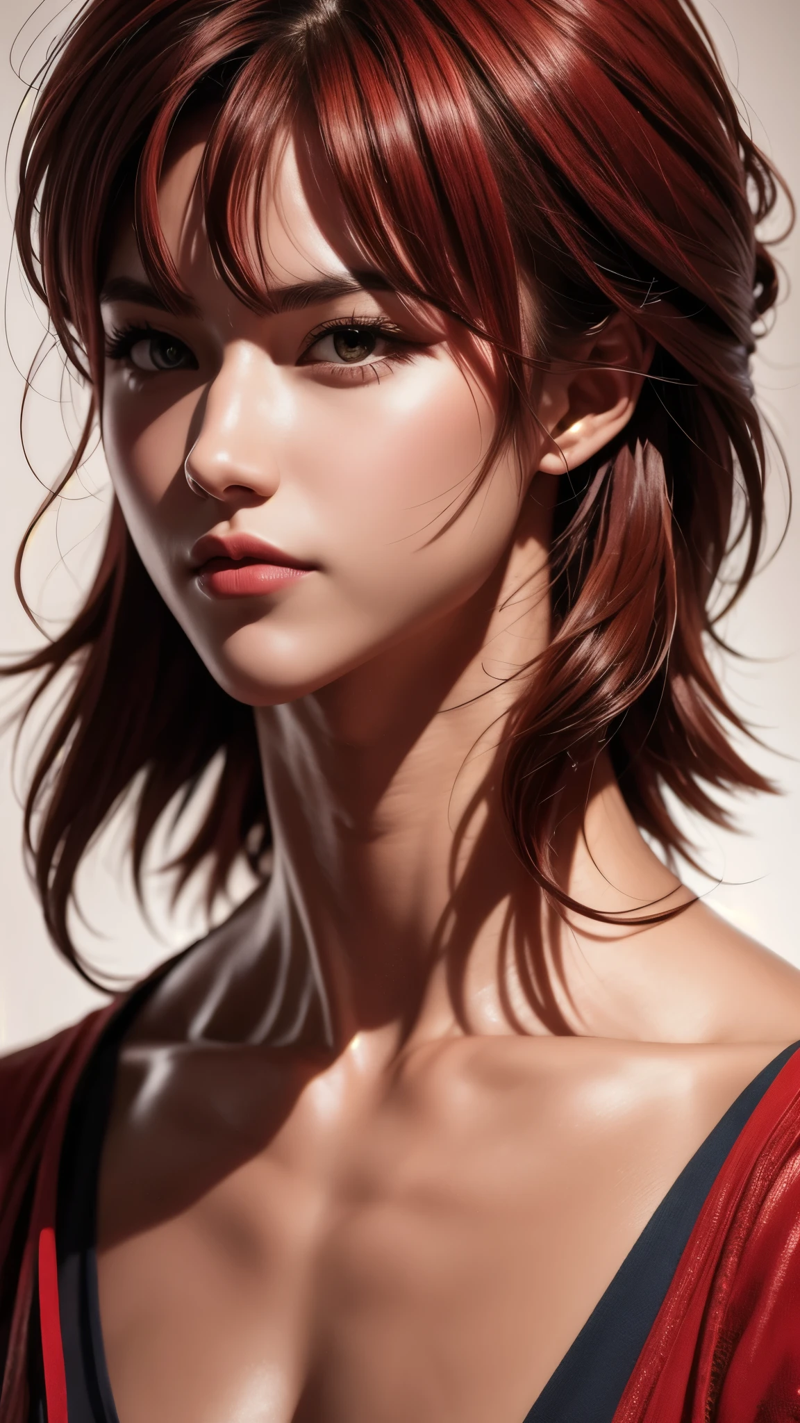 (masterpiece, best quality:1.2), solo, Outstanding profile picture, masterpiece, drawn very accurately, beautifu androi 18, reliable guy, world savior, simple design, best image, 8K, beautiful eyes.