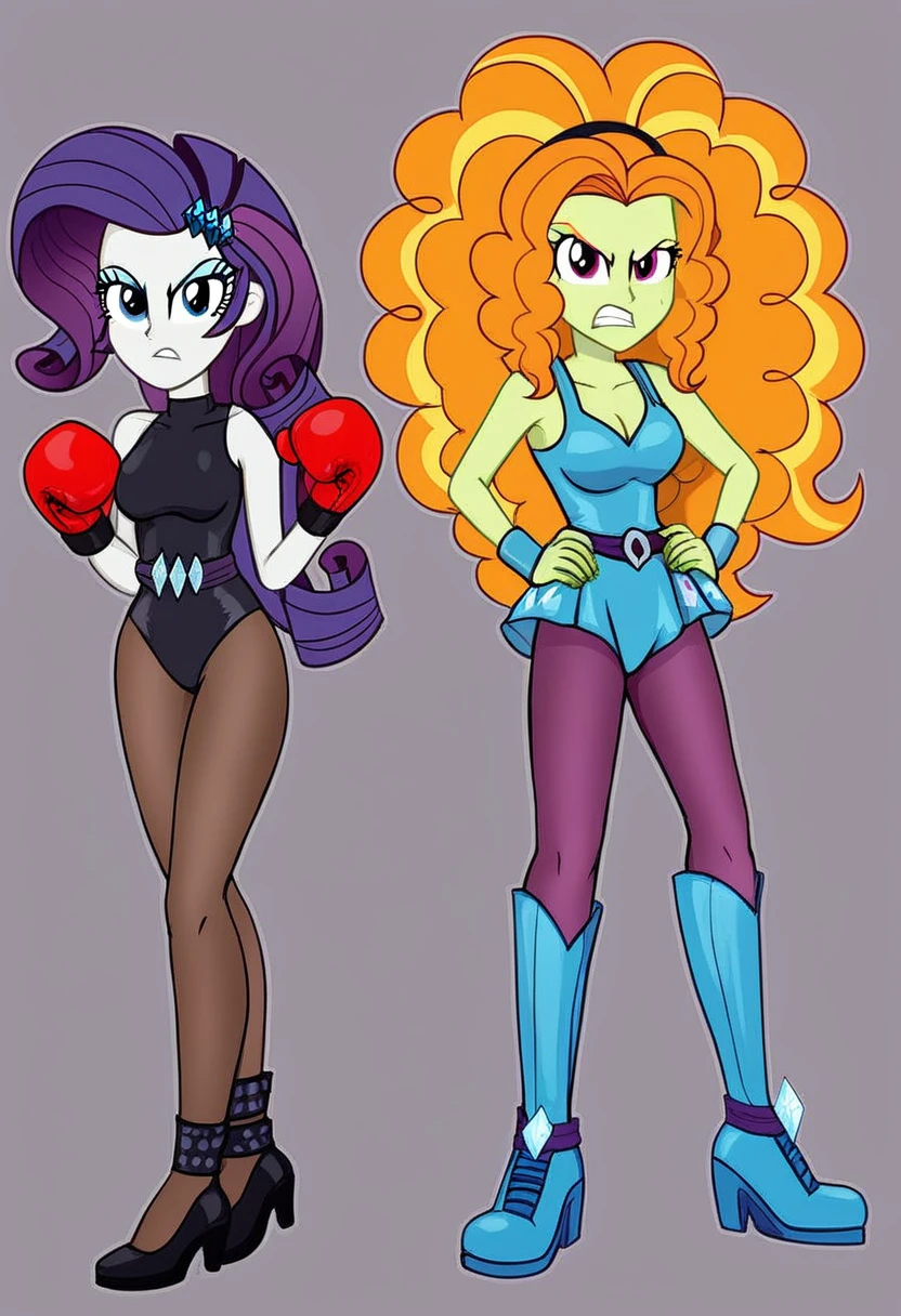 Eqg . Rarity boxing adagio angry in the bodystocking