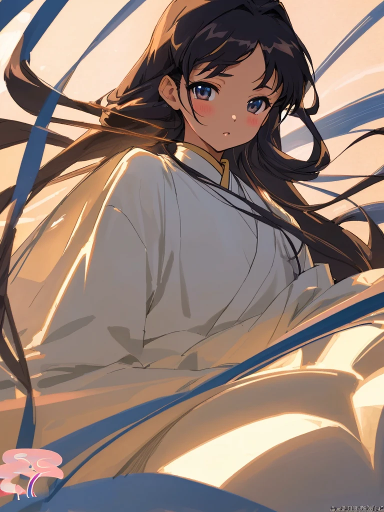 masterpiece、Highest quality、8K、Pure Japanese、Beautiful girls、、Flat chest、 body、Detailed contours、Shining Eyes、Clear Eyes、Soft and rounded contours、Detailed jawline、Flat Chest、Long hair flows