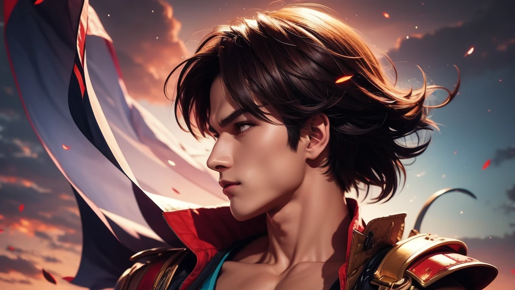 (masterpiece, best quality:1.2), solo, Outstanding profile picture, masterpiece, drawn very accurately, beautifu androi 18, reliable guy, world savior, simple design, best image, 8K, beautiful eyes.