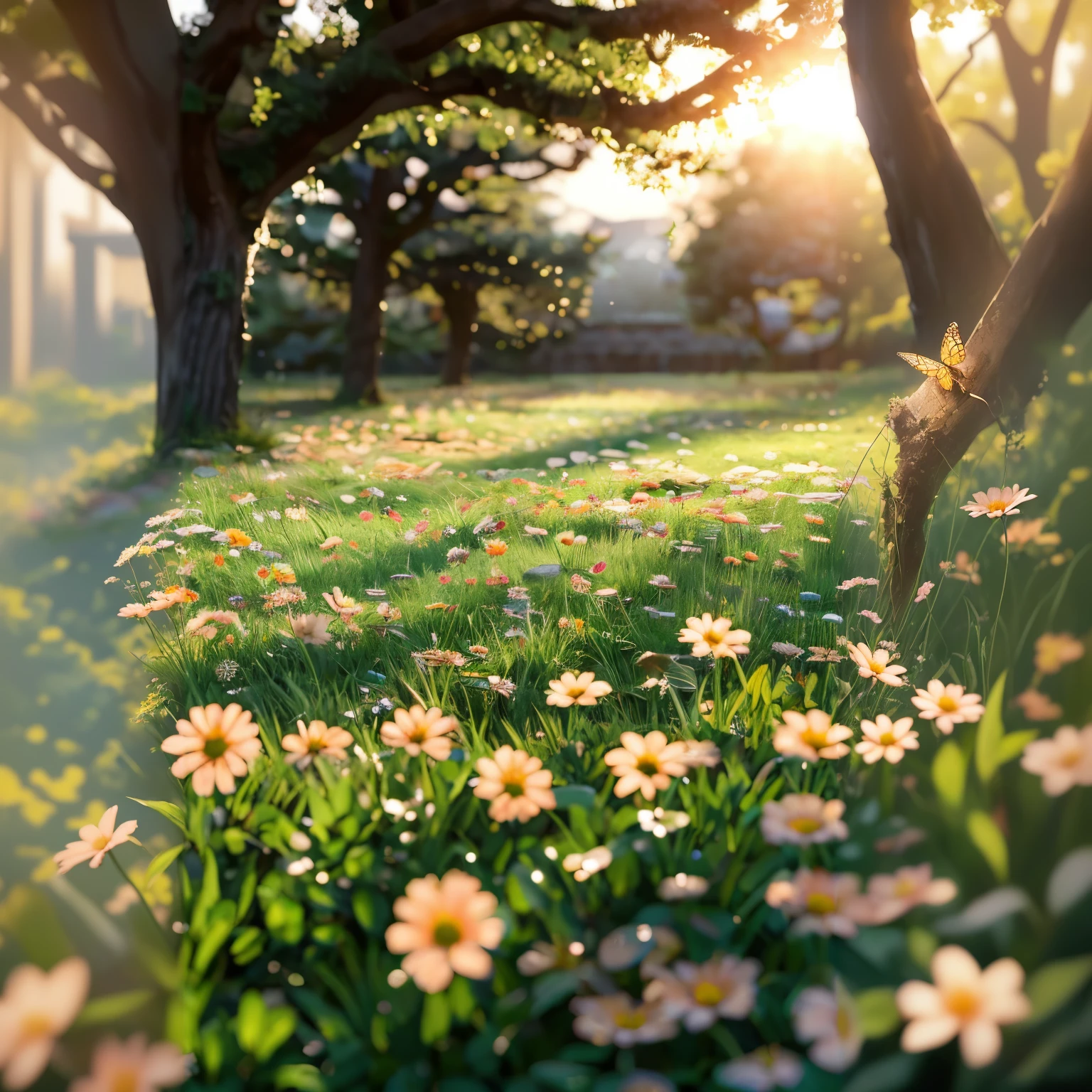 Flowers,Butterfly