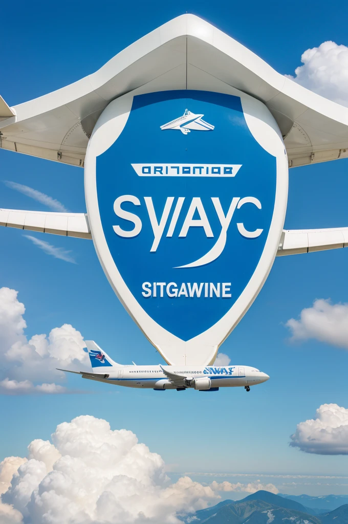 Airline company logo named as STG AIRWAYS
