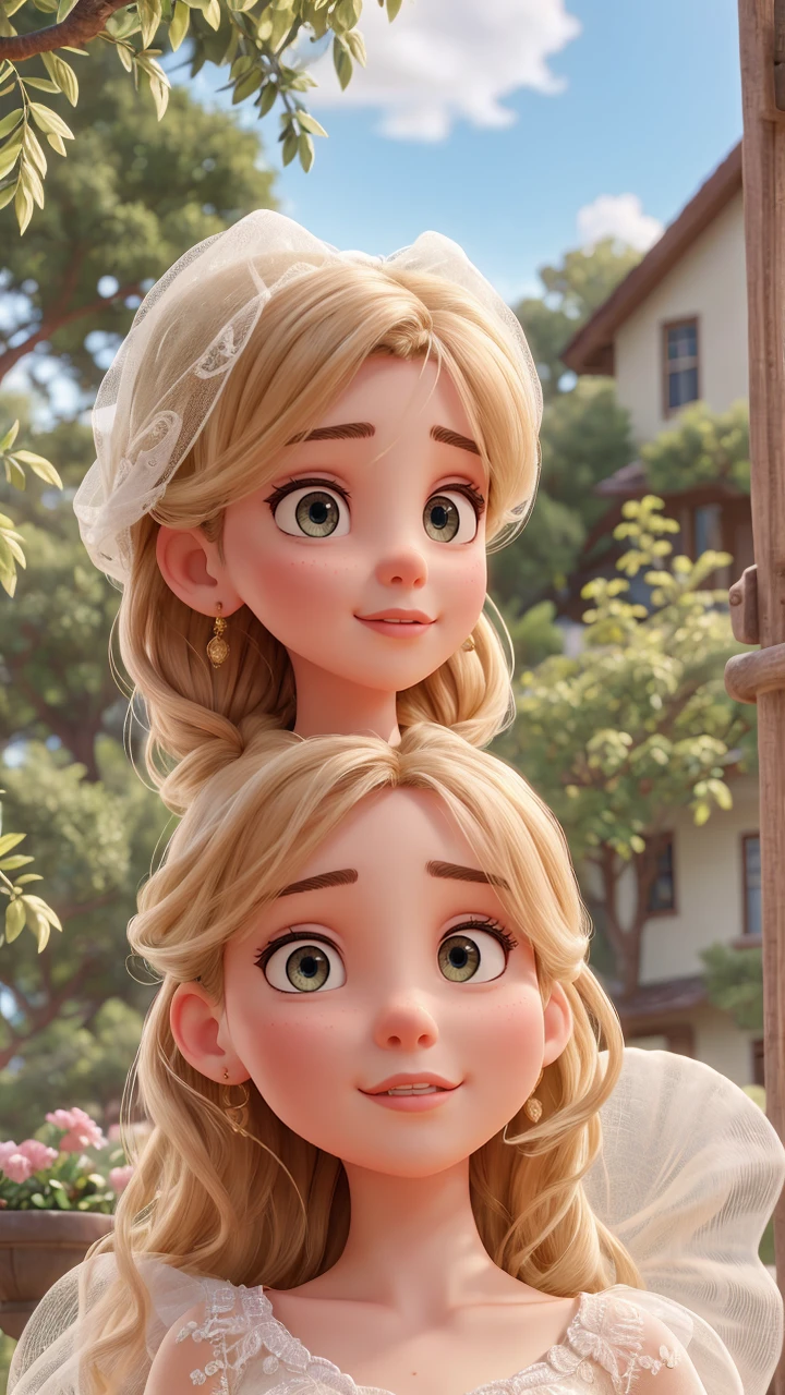 (8k, best quality, masterpiece:1.2),(realistic, photo-realistic:1.37),stunning detailed portrait, beautiful young woman, intricate facial features, piercing eyes, delicate lips, soft skin, long eyelashes, blushing cheeks, smooth hair, elegant pose, serene expression, intricate jewelry, luxurious dress, natural lighting, vivid colors, cinematic composition, professional photography