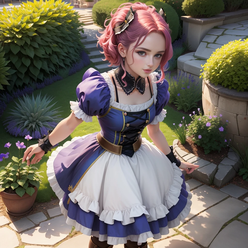 4k RAW photo of dsnoir, 1girl, solo, extremely detailed most beautiful round face, brown hair, short hair, brown eyes, wearing (intricately detailed musketeer outfit, pink shirt, ascot, dark pink skirt, black vest, black hat, hat feather, black pantyhose, bandolier, purple gloves:1.2), (wide hips, curvy, large breasts, thick thighs:1.2), french countryside, highest quality wallpaper, insanely detailed face, ((realistic proportions)), (8k:1.2), (photorealistic:1.2), rtx on, ray tracing on, reflections, hdr on, light and contrast,<lora:SakimiChanStyle_V1:0.5> <lyco:more_details:1>, <lyco:dsharu-v2_lc_768:1.0>, girl with (slim petite sexy hot  body:0.8),
(pedestal shot:1), [(best quality:1)::0.2], (crepuscular rays:1), 
(nude:1), (she humping:1), 
(tiny waist:0.8), (perfect and alluring eyes:1), (wide hips:0.4), (perfect face:0.6), 
(she feels in love:1.2), 
<lyco:LowRA:0.3> <lyco:add_detail:0.4><lyco:breastinclassBetter:0.2>
<lyco:GodPussy1 v3:0.2>, [best quality, masterpiece, sharp, detailed, crisp, noise-free, accurate:0.2], [Best quality, good lighting, professional, detailed, accurate, vibrant, enhanced:0.2], [Best quality, good lighting, professional, detailed, accurate, vibrant, enhanced:0.2], [Best quality, good lighting, professional, detailed, accurate, vibrant, enhanced:0.2], [Best quality, good lighting, professional, detailed, accurate, vibrant, enhanced:0.2], [Best quality, good lighting, professional, detailed, accurate, vibrant, enhanced:0.2], [Best quality, good lighting, professional, detailed, accurate, vibrant, enhanced:0.2]