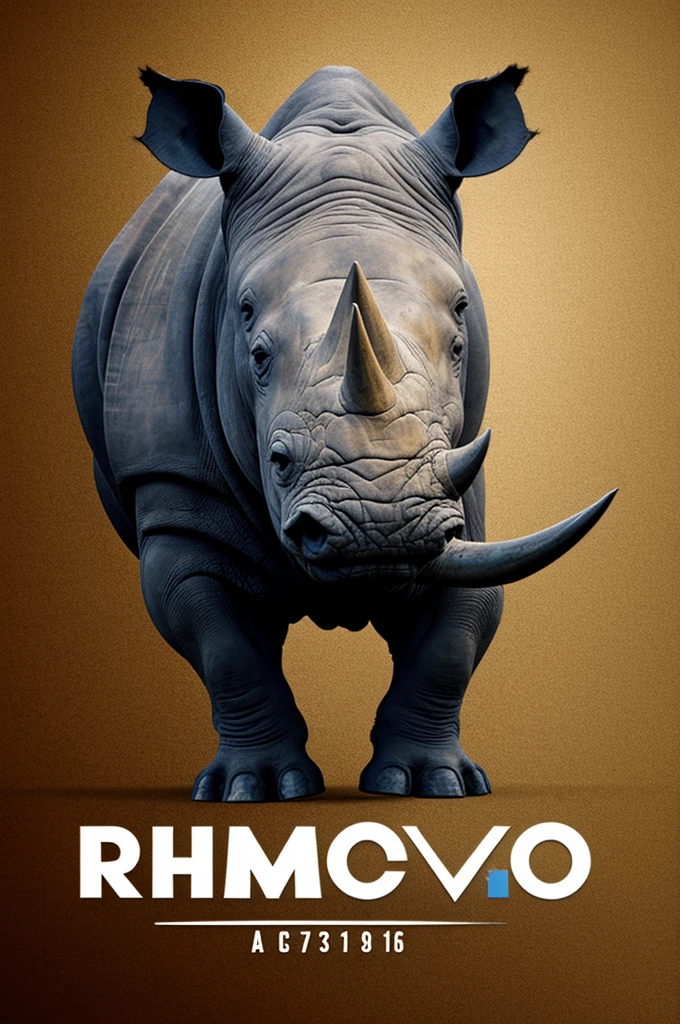 Logo with rhino