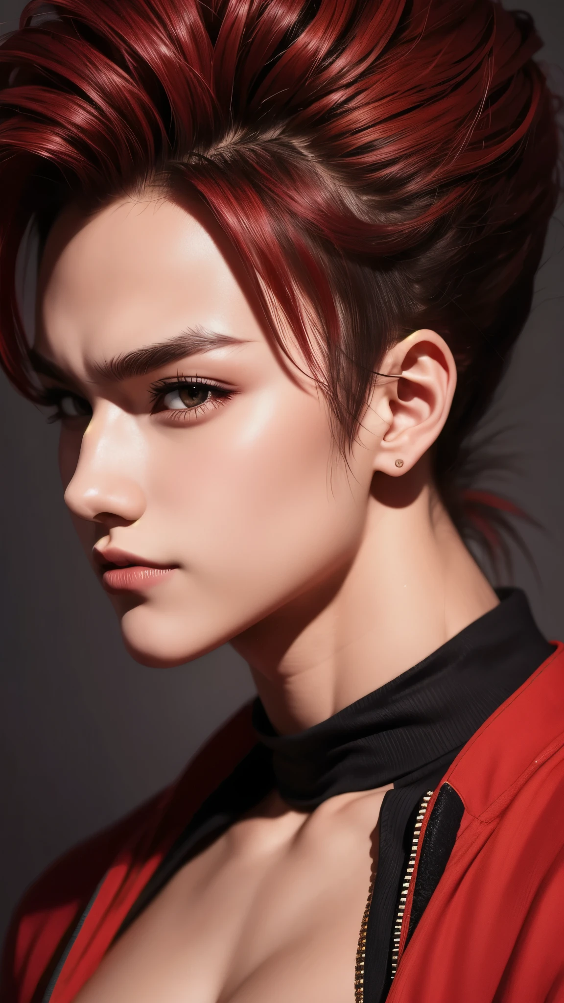 (masterpiece, best quality:1.2), solo, Outstanding profile picture, masterpiece, drawn very accurately, beautifu androi 18, reliable guy, world savior, simple design, best image, 8K, beautiful eyes.