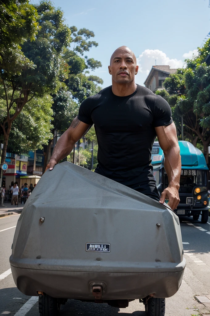 The rock naik becak