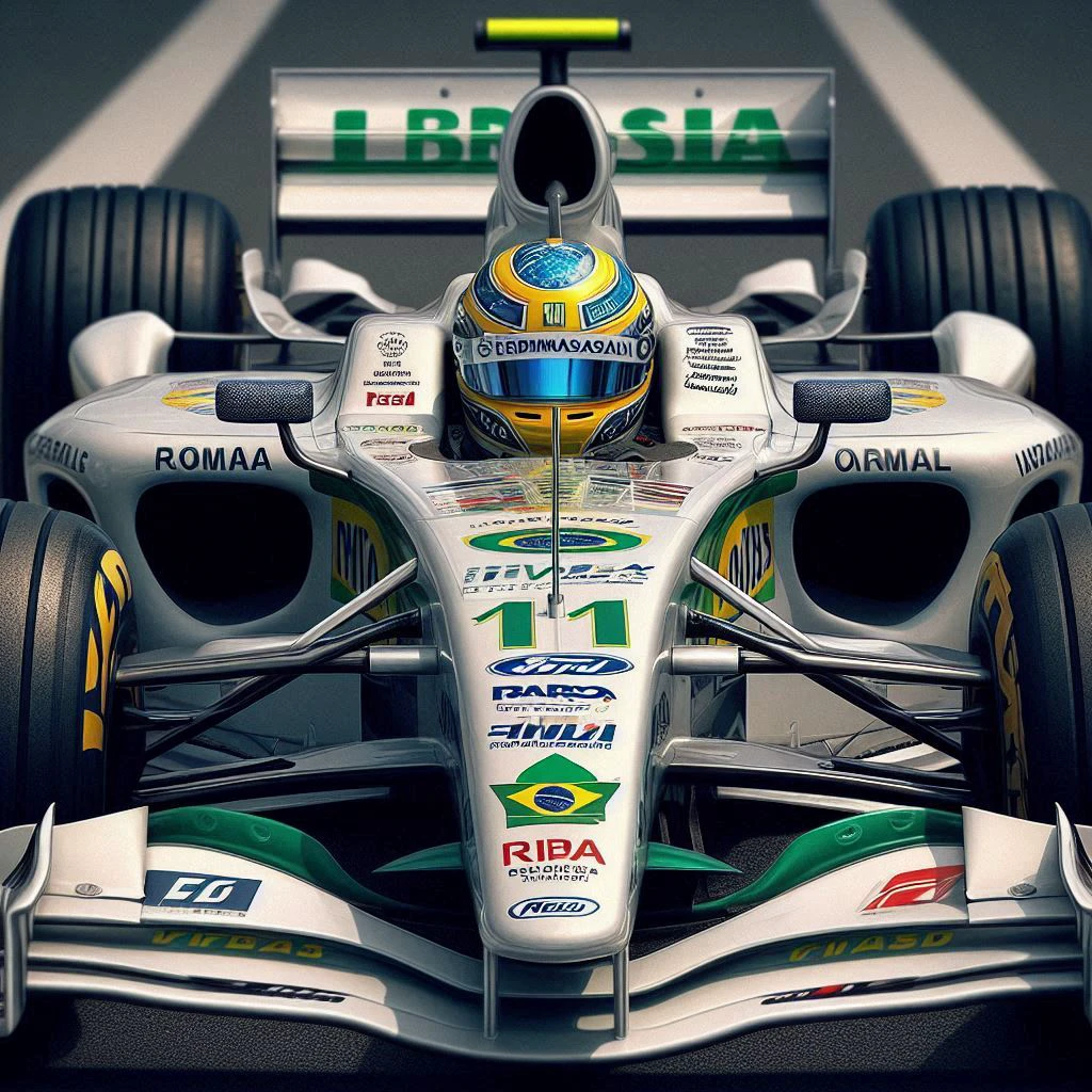 Complete the rest of this 2006 F1 car