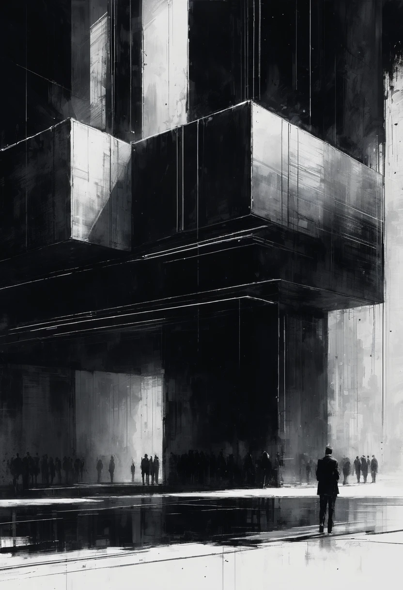 A detailed, elegant scientific illustration depicting an organized theory, with sharp black and white lines, beautiful figuration, and volumetric lighting, trending on Artstation, created by the artist Guy Denning, colorized drawings with no text, (best quality,4k,8k,highres,masterpiece:1.2),ultra-detailed,(realistic,photorealistic,photo-realistic:1.37),HDR,UHD,studio lighting,ultra-fine painting,sharp focus,physically-based rendering,extreme detail description,professional,vivid colors,bokeh,black and white,artistic