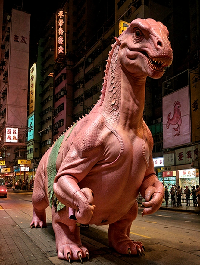 pink dinosaur, hong kong 