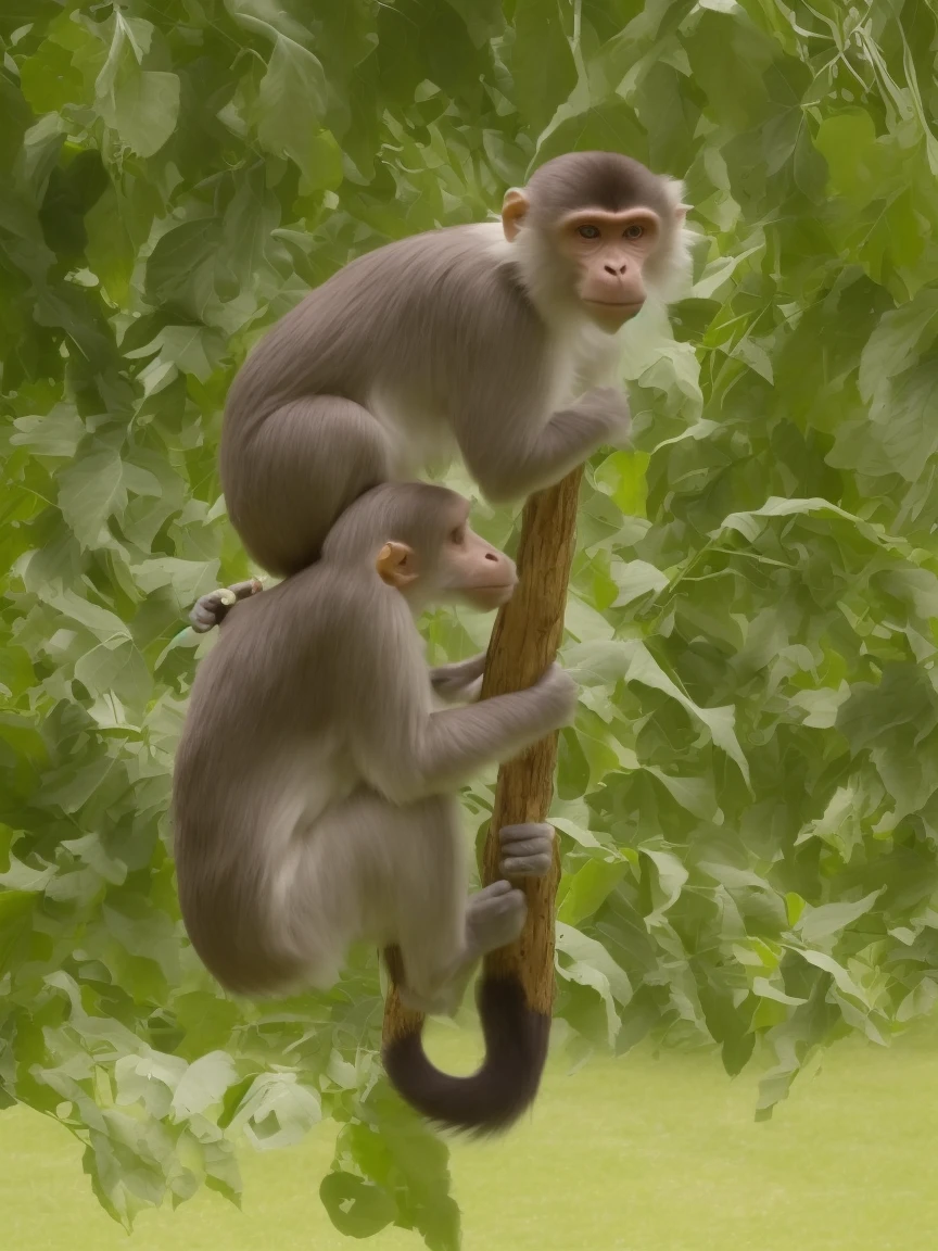 m in the form of a monkey