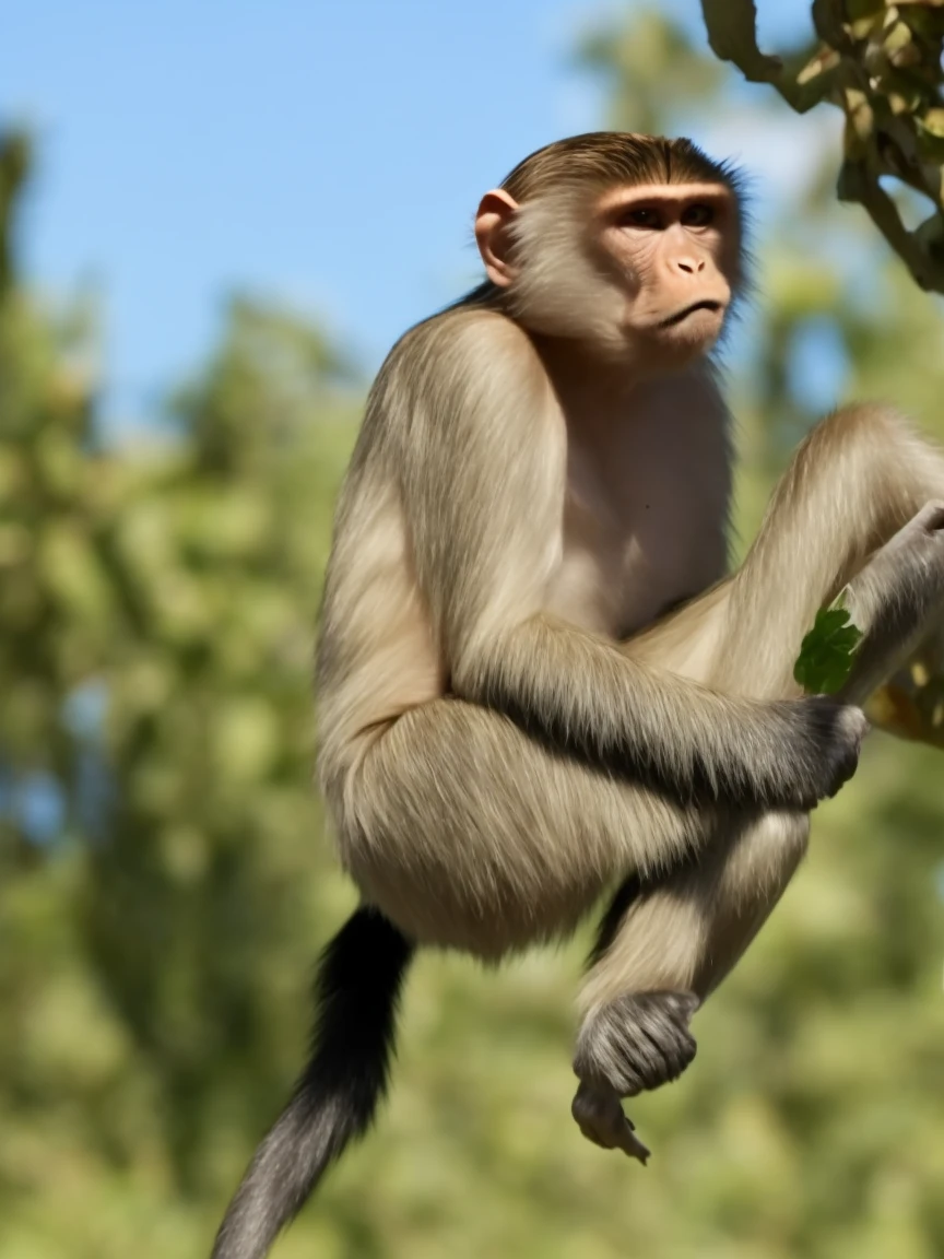 m in the form of a monkey