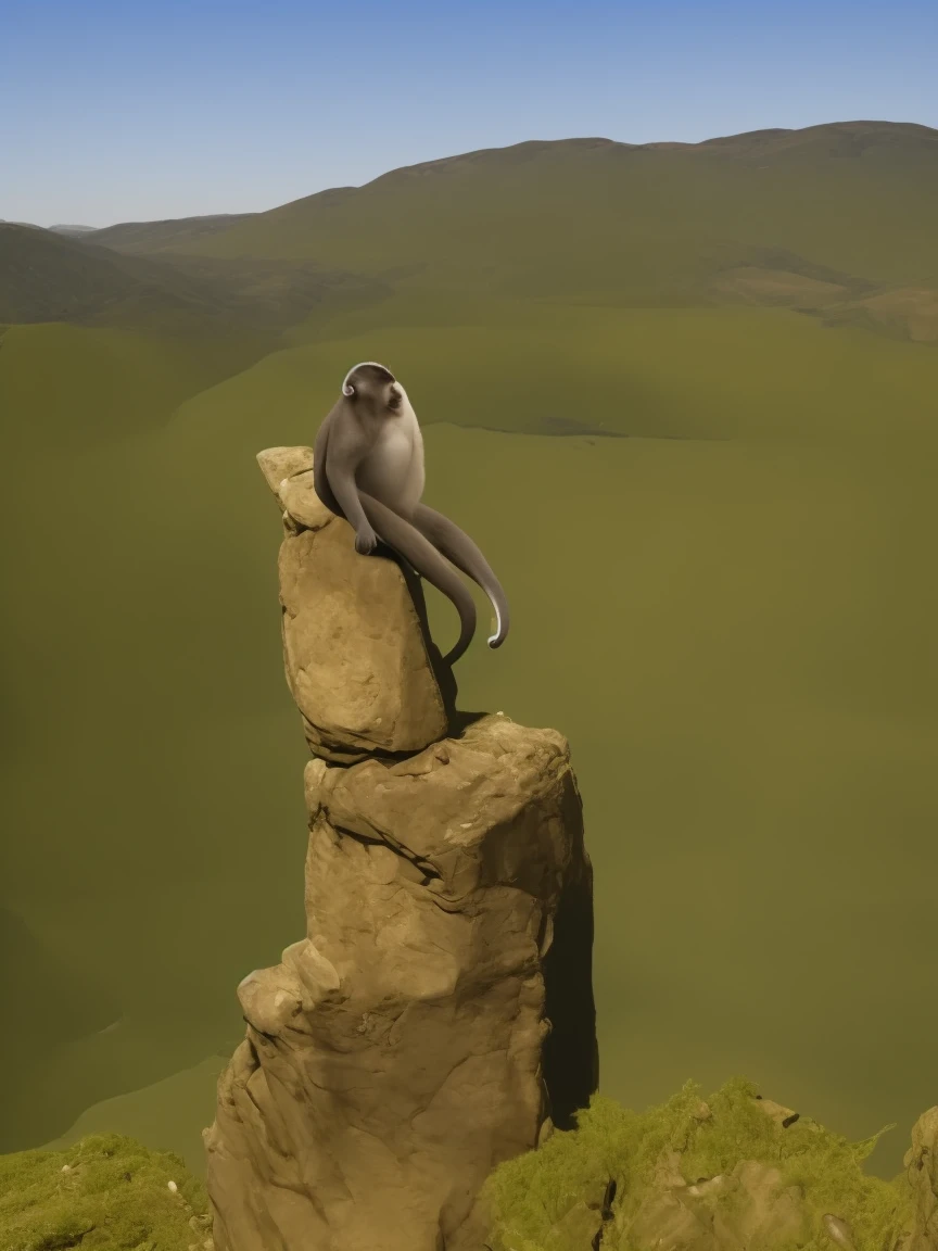 m shaped monkey