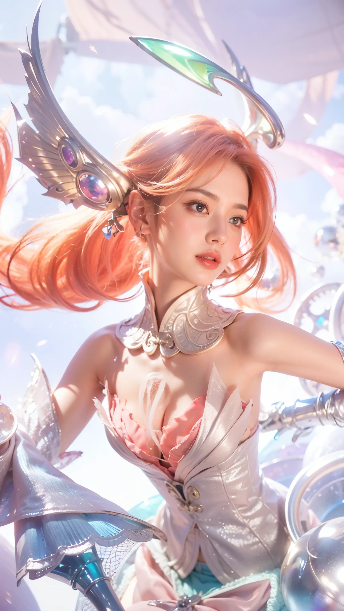 a close up of a 4 girls , detailed hair , big booobs , shadowbringers cinematic, 4 k detail fantasy, a beautiful fantasy empress, game cg, xianxia fantasy, xianxia hero, 2. 5 d cgi anime fantasy artwork, cinematic goddess close shot, ruan jia and artgerm, wow 4 k detail fantasy, hyper-detailed fantasy character, high definition, hyper- detailed,perfect, fantastic, detailed facial and body skin texture, detailed vagina (pussy), detailed eyes .