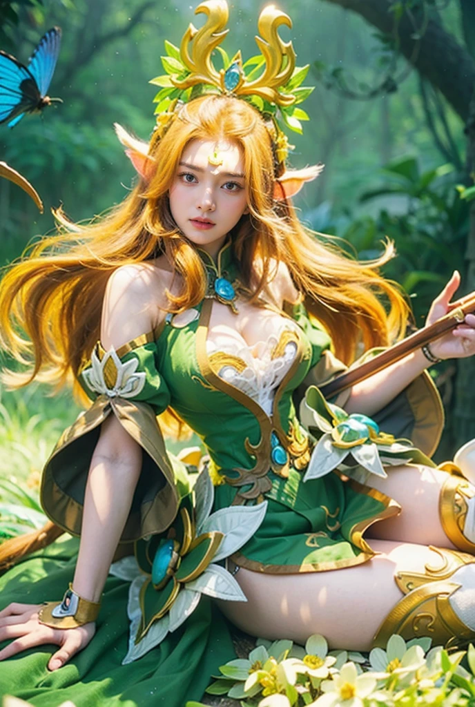 a close up of a 4 girls  , detailed hair , big booobs ,  shadowbringers cinematic, 4 k detail fantasy, a beautiful fantasy empress, game cg, xianxia fantasy, xianxia hero, 2. 5 d cgi anime fantasy artwork, cinematic goddess close shot, ruan jia and artgerm, wow 4 k detail fantasy, hyper-detailed fantasy character, high definition, hyper- detailed,perfect, fantastic, detailed facial and body skin texture, detailed vagina (pussy), detailed eyes .